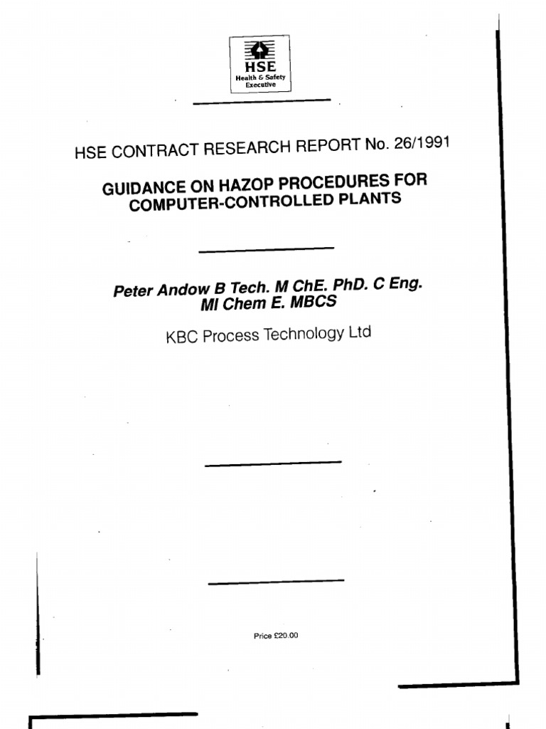 CHAZOP Guidelines | PDF