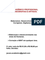 Apoio Acadêmico Profissional