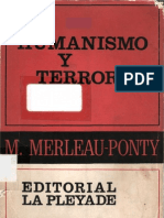 Merleau Ponty Humanismo y Terror