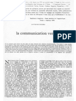 Culioli A-article 1965-La communication verbale