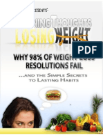 Why 98% of Weight Loss Resolutions Fail.... Winning Thoughts Loss Weight