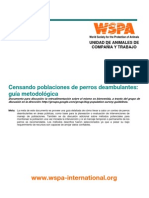 Guía Metodología para El Conteo de Población Canina