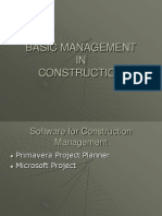 Construction Management