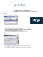 Dongle Fieldupgrade Procedure