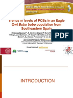 Trends in Levels of Pcbs in An Eagle Owl Bubo Bubo Population From Southeastern Spain