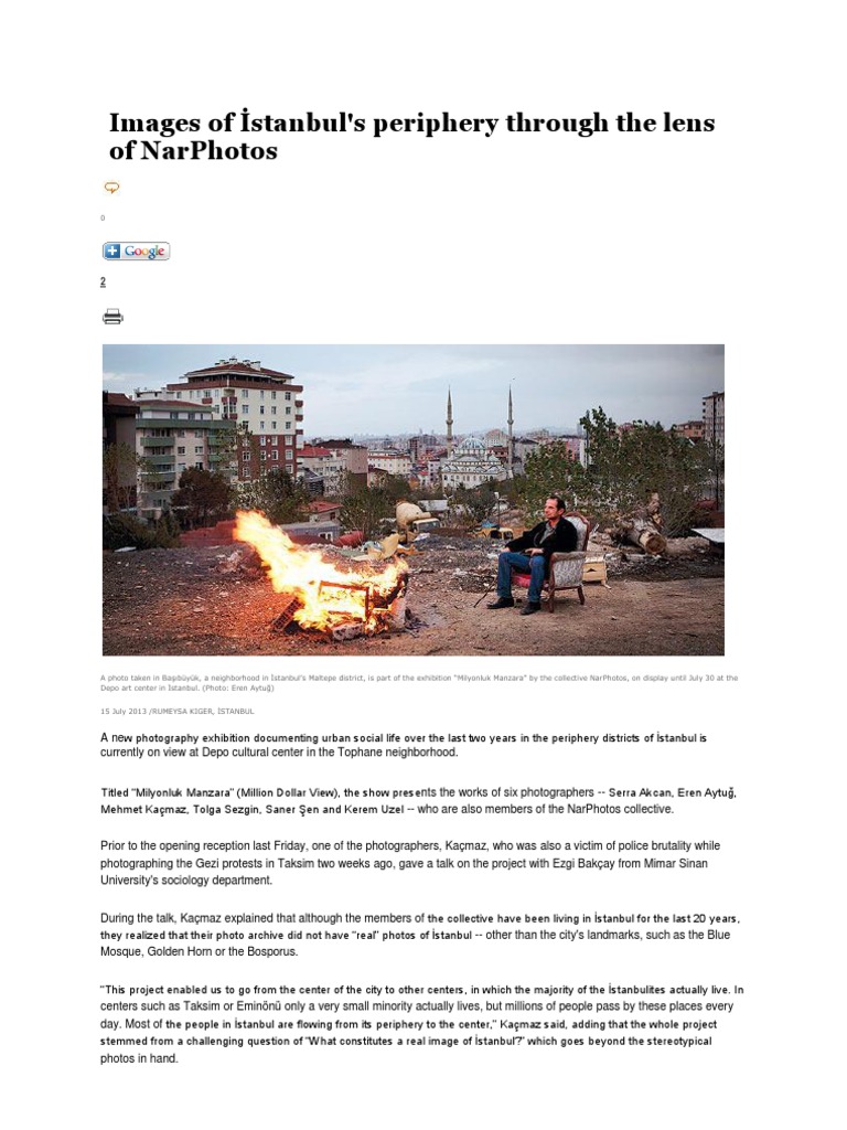 İstanbul's Periphery: NarPhotos Exhibition | PDF | Istanbul