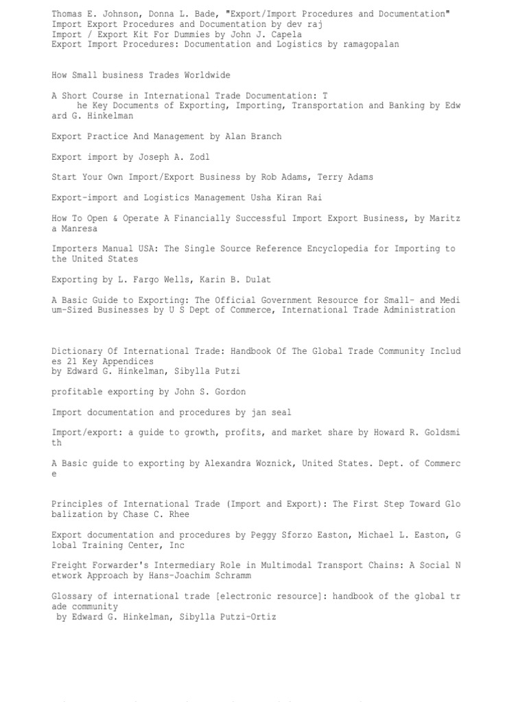 洋書 Export Import Procedures & Documentation Export Import Procedures and Documentation: Johnson, Thomas E