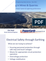 21st Electrical Safety Seminar - Earthing in Mines & Quarries