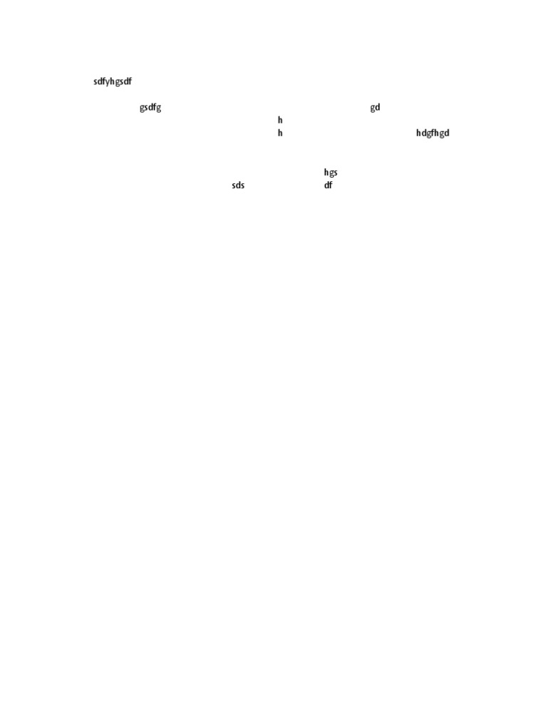 Sdfyhgsdf GSDFG GD H H HDGFHGD | PDF