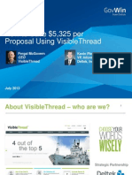 How to Save $5,325 per Proposal Using VisibleThread - Deltek and VisibleThread Webinar