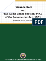 GN On Tax Audit 2013