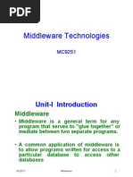 MC9251 Middleware Technologies Unit-1