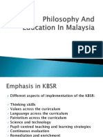 Education & Philosophy in Malaysia 2