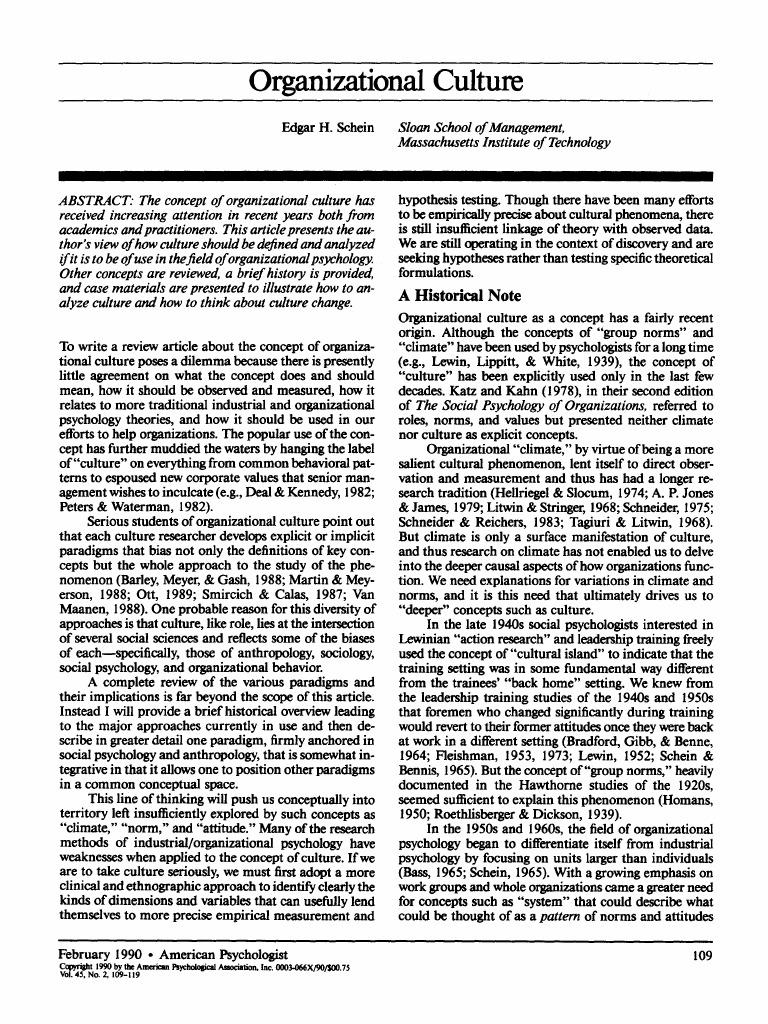 Understanding Organizational Culture | PDF