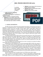 Single-Channel Process Indicator 4003 Series: Potentiometer Et Al