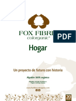 CAMAS, COJINES Y TELAS POR METROS ECOLÓGICOS (nuevo catálogo de Fox Fibre)