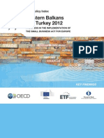 Western Balkans and Turkey - SME Policy Index 2012