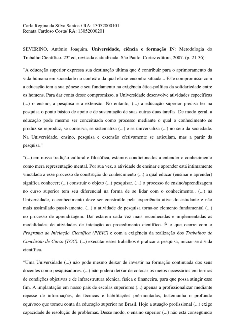 Filosofia Da Educação Construindo A Cidadania Antonio Joaquim Severino