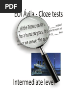 Cloze Tests Intermediate