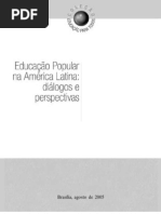 Diálogos sobre Educação  Popular 20014