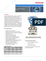 Smartline: Std700 Smartline Differential Pressure Specification 34-St-03-101