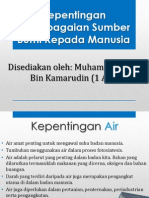 Kepentingan Kepelbagaian Sumber Bumi Kepada Manusia