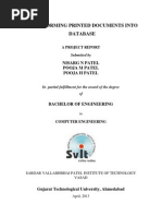 Download project report on OCR by Nisarg Patel SN154124212 doc pdf