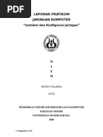 Download INSTALLASI DAN KONFIGURASI JARINGAN by wicky volanda SN15413036 doc pdf