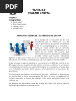 Tarea 3.2 Aspectos Técnicos Estéticos de Los OA
