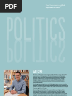 UNIVERSITY OF YORK, POLITICS - Politics Brochure
