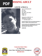 Download Silver Alert Leone Andaya by Shelton Police SN154154410 doc pdf