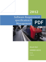 89234886 Software Requirement Specification for Bank Management System