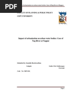 Download Impact of urbanization on water bodies Case of Nag River at Nagpur by kanishkgadpale SN154157698 doc pdf