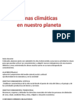 Zonas Climaticas en Nuestro Planeta