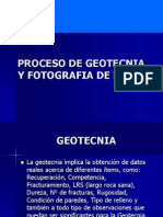 Proceso de Geotecnia Yf Otografia de Ddh