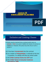 Lecture 7B - Exclusion Class
