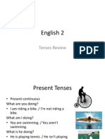 English 2: Tenses Review