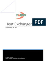 Heat Exchangers: Submitted To: Mr. Atif