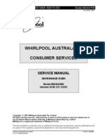 Whirlpool Australasia Consumer Services: Service Manual