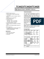 TC4423/TC4424/TC4425: 3A Dual High-Speed Power MOSFET Drivers