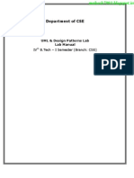 r10 Jntu-K Cse 4-1 Uml & DP Lab Manual (DP)
