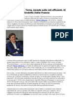 Flavio Cattaneo: Italia-Francia Ia Linea Invisibile Che Trasmette Energia