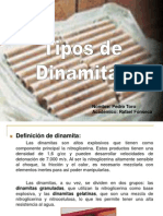 Tipos de Dinamita