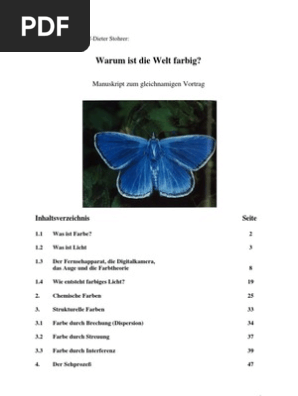 Warum Ist Die Welt Farbig Licht