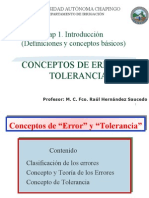 04) Concepto de Error y Tolerancia