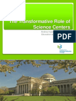 El Papel Transformativo de Los Centros de Ciencia en Educacion en Ciencias