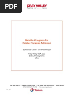 Metallic Coagents For Rubber To Metal Adhesion