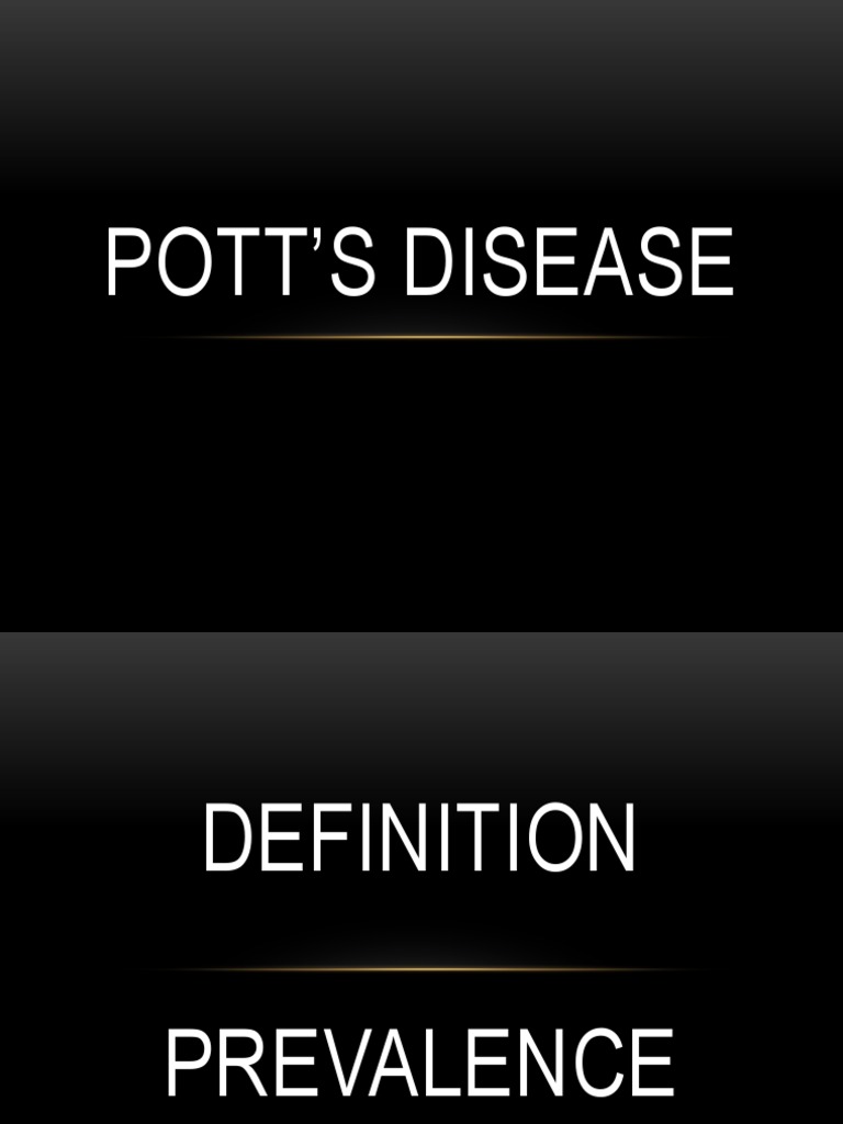 Pott's Disease NCP PDF Relaxation (Psychology) Pain