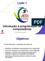 Lição 1 - Introdução à programação de computadores - Slide