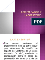 CBR en Campo y Laboratorio